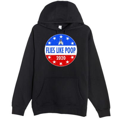 Flies Like Poop Emblem Mike Pence Fly Premium Pullover Hoodie