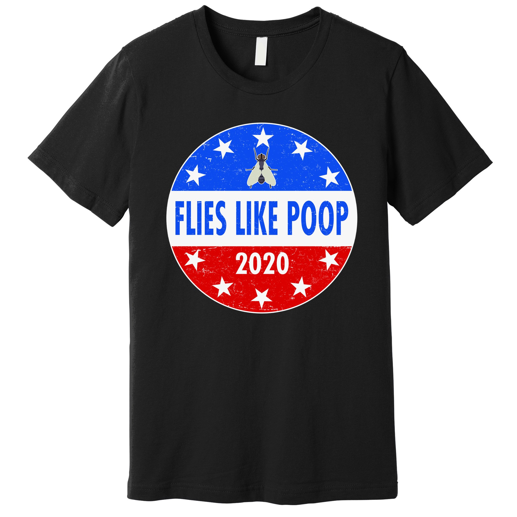 Flies Like Poop Emblem Mike Pence Fly Premium T-Shirt