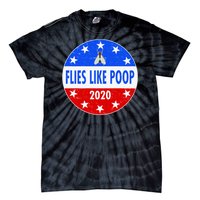 Flies Like Poop Emblem Mike Pence Fly Tie-Dye T-Shirt