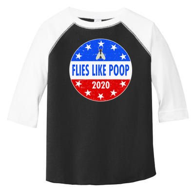 Flies Like Poop Emblem Mike Pence Fly Toddler Fine Jersey T-Shirt