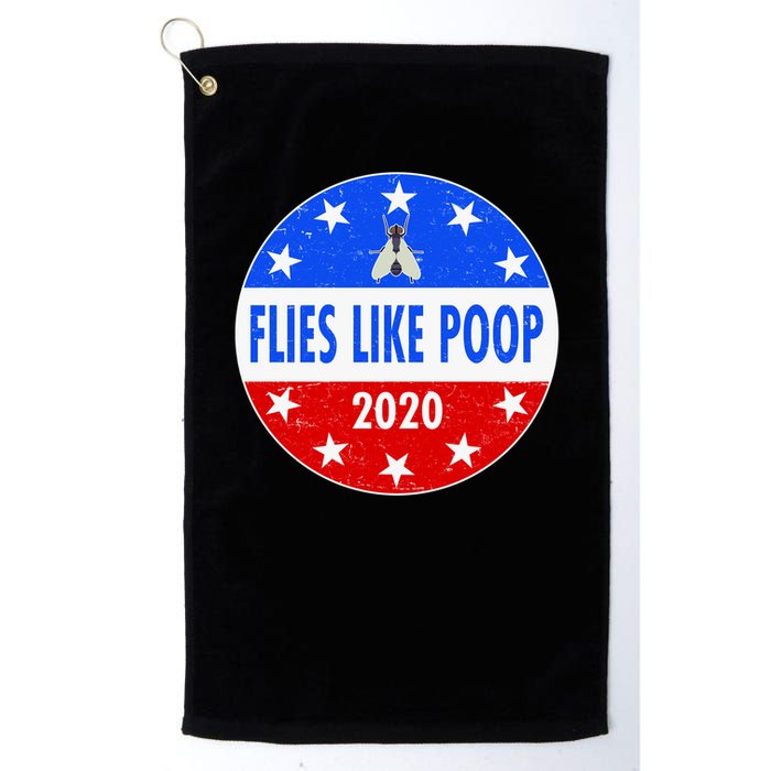 Flies Like Poop Emblem Mike Pence Fly Golf Towel