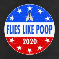 Flies Like Poop Emblem Mike Pence Fly Golf Towel