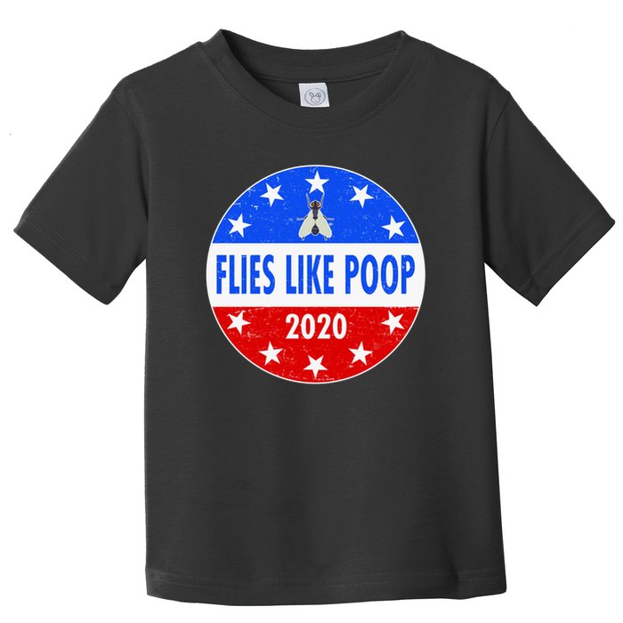Flies Like Poop Emblem Mike Pence Fly Toddler T-Shirt