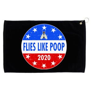 Flies Like Poop Emblem Mike Pence Fly Grommeted Golf Towel