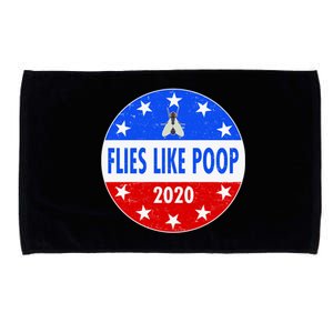 Flies Like Poop Emblem Mike Pence Fly Microfiber Hand Towel