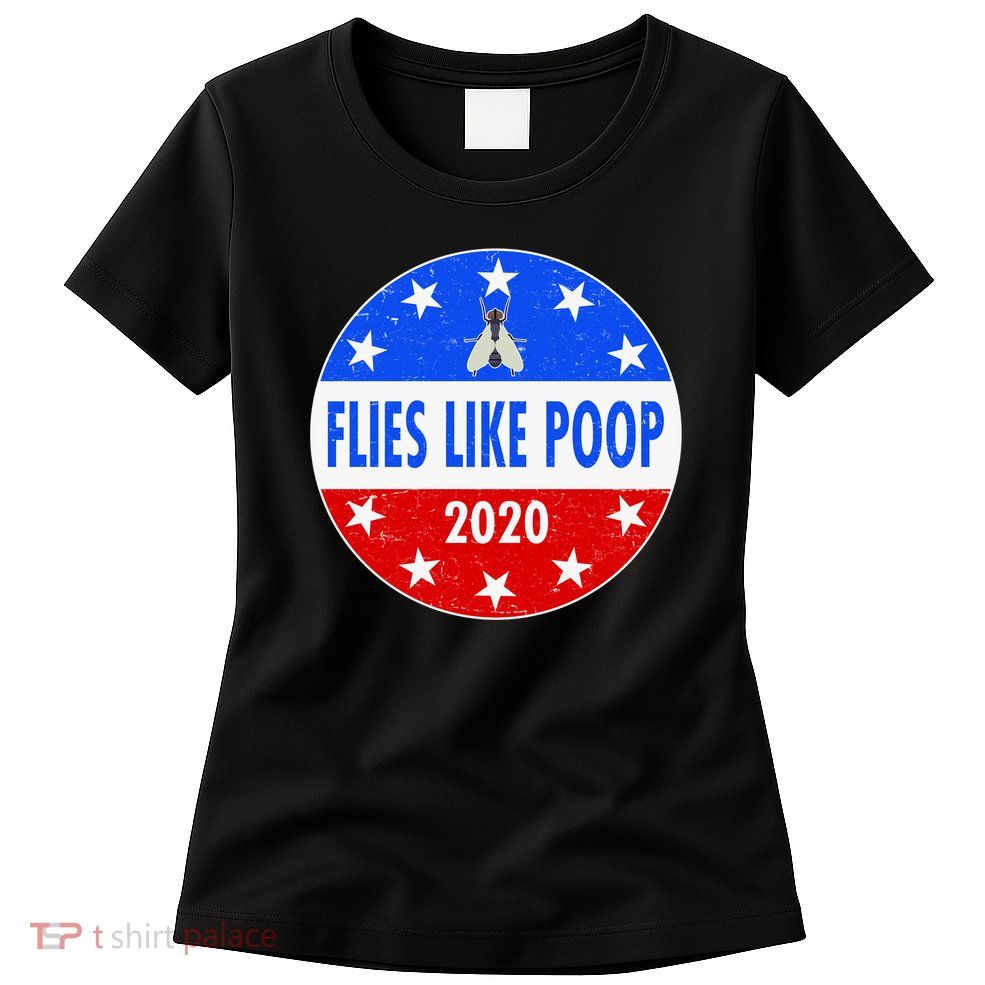 Flies Like Poop Emblem Mike Pence Fly Women's T-Shirt