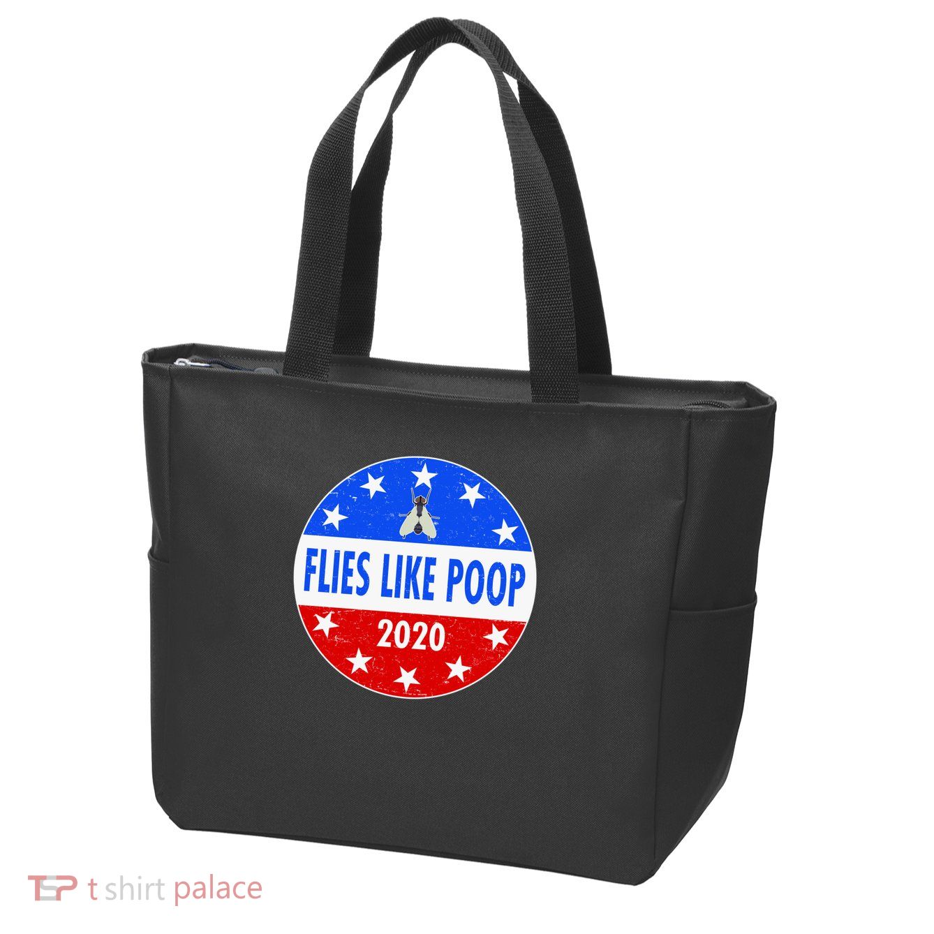 Flies Like Poop Emblem Mike Pence Fly Zip Tote Bag