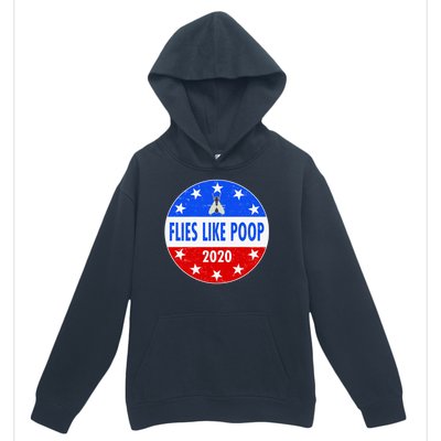 Flies Like Poop Emblem Mike Pence Fly Urban Pullover Hoodie