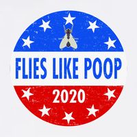 Flies Like Poop Emblem Mike Pence Fly Garment-Dyed Sweatshirt