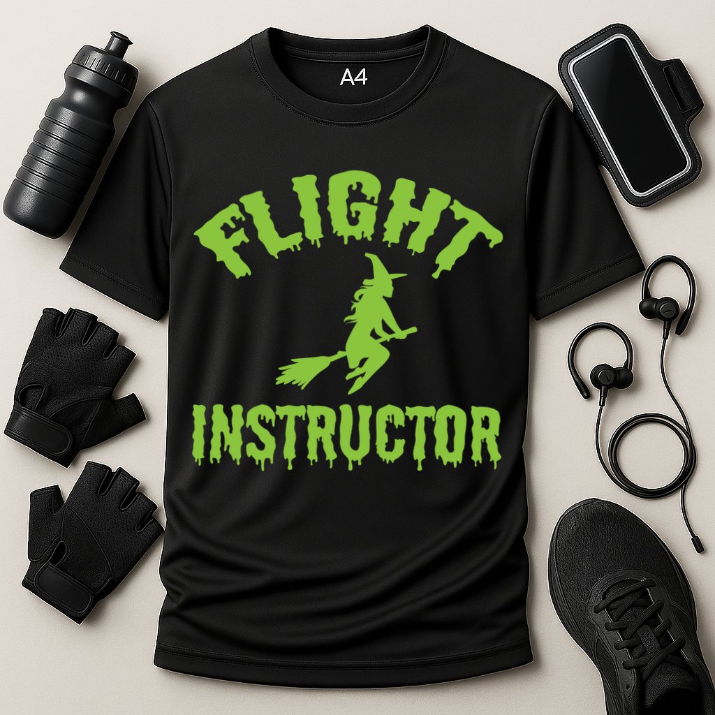 Flight Instructor Witch Performance Shirt