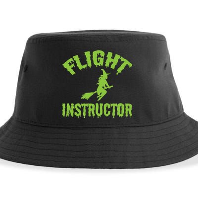Flight Instructor Witch Sustainable Bucket Hat