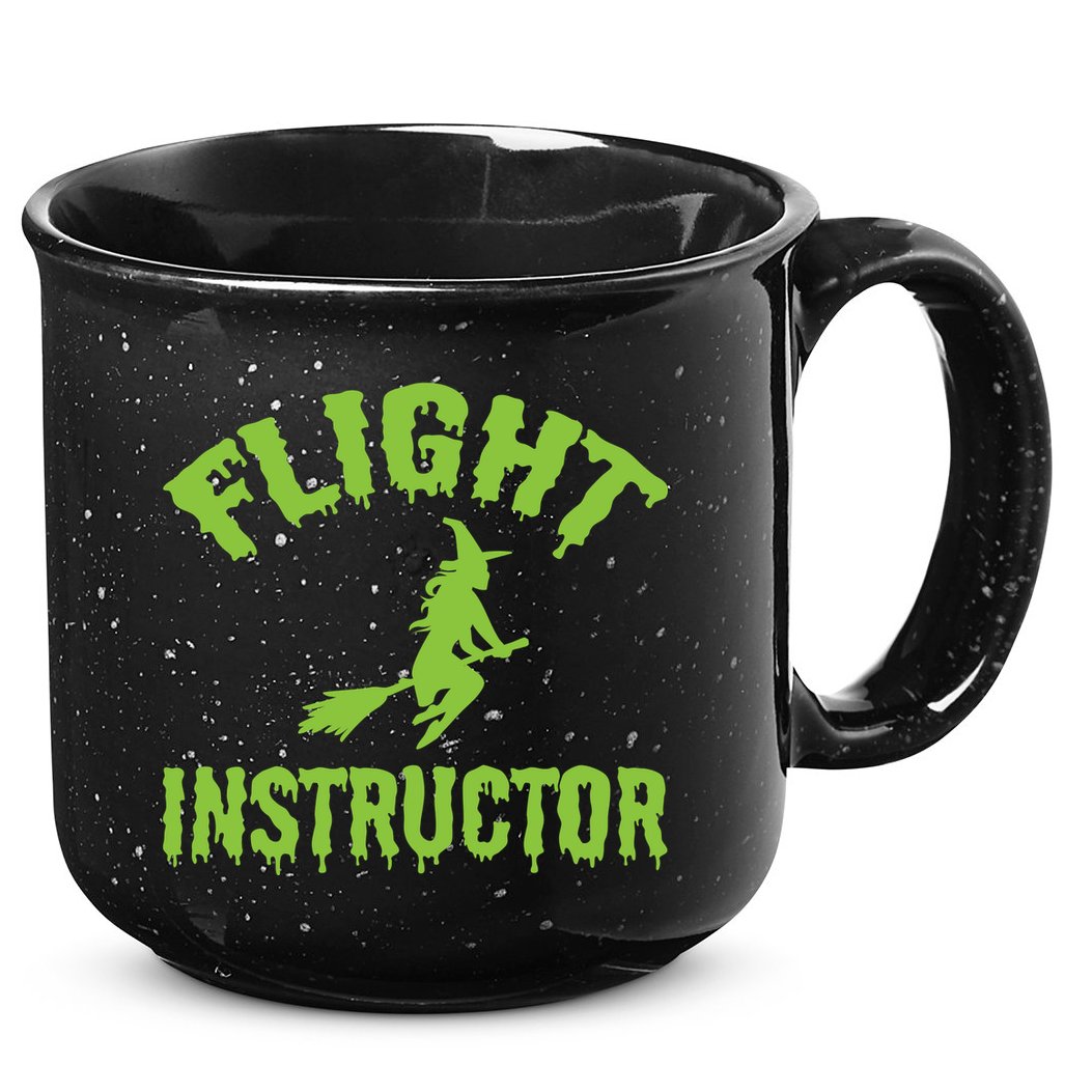 Flight Instructor Witch 15oz Campfire Ceramic Mug