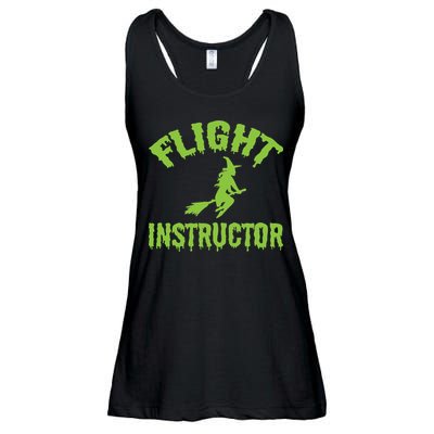 Flight Instructor Witch Ladies Essential Flowy Tank