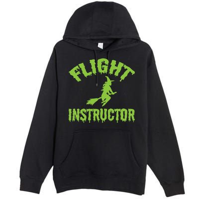 Flight Instructor Witch Premium Pullover Hoodie
