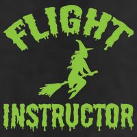Flight Instructor Witch Golf Towel