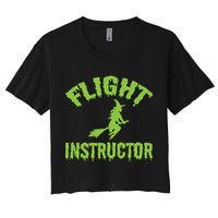Flight Instructor Witch Women's Crop Top Tee