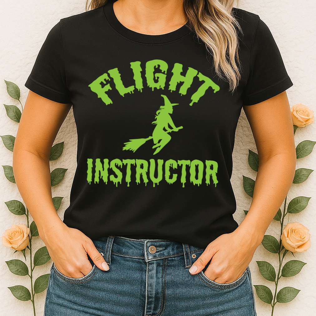 Flight Instructor Witch Womens T-Shirt