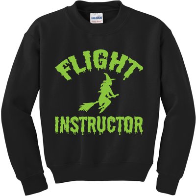 Flight Instructor Witch Kids Sweatshirt