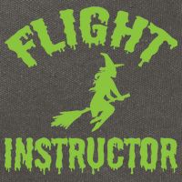 Flight Instructor Witch Cotton Canvas Backpack