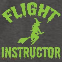 Flight Instructor Witch Vector Backpack