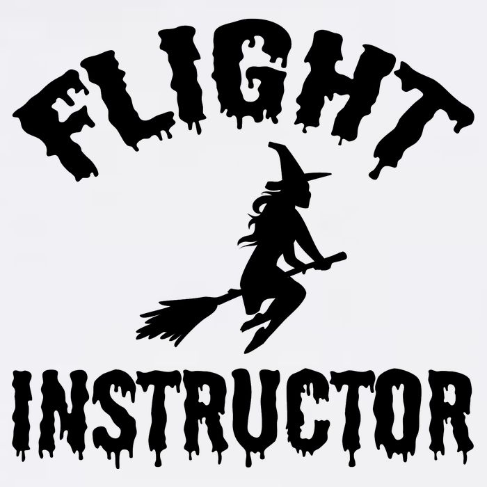Flight Instructor Witch Garment-Dyed Sweatshirt