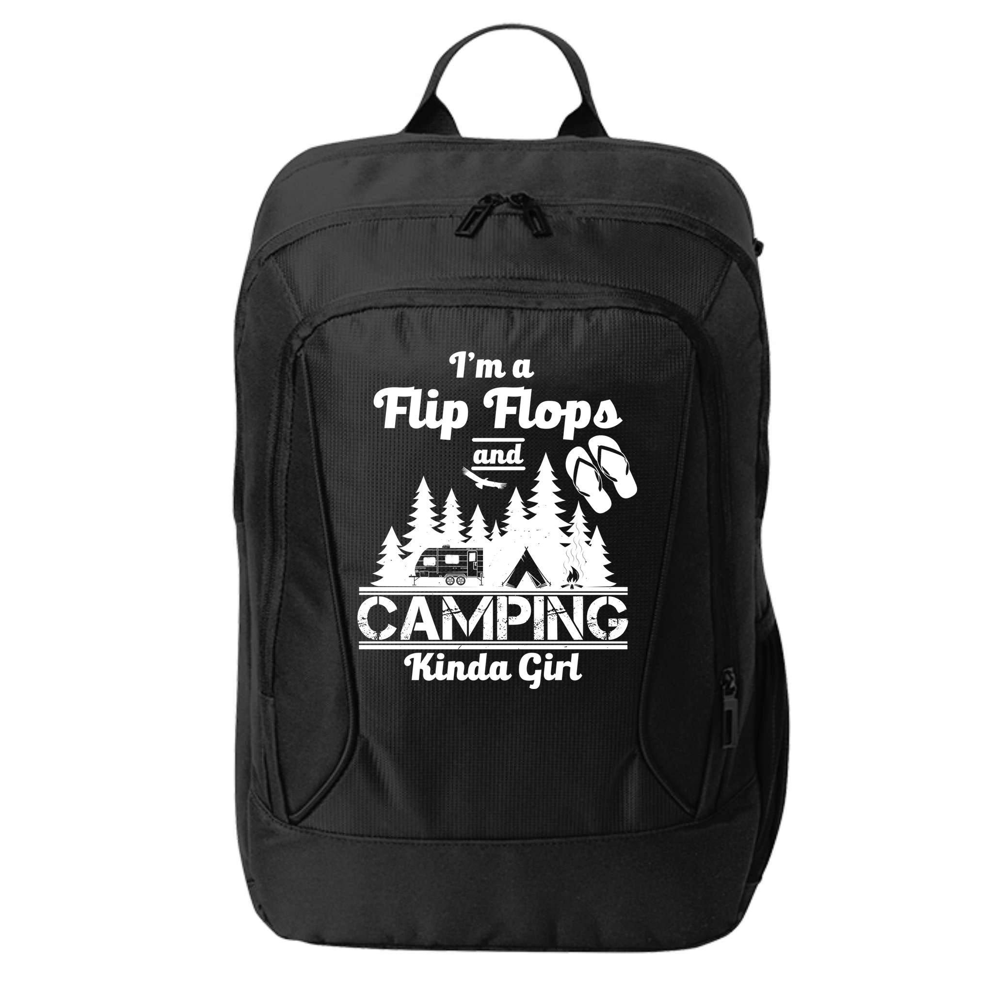Flip Flops and Camping Kinda Girl City Backpack