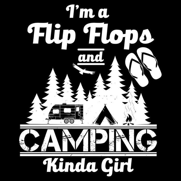 Flip Flops and Camping Kinda Girl City Backpack