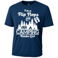 Flip Flops and Camping Kinda Girl Cooling Performance Crew T-Shirt
