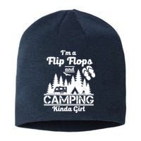 Flip Flops and Camping Kinda Girl Sustainable Beanie