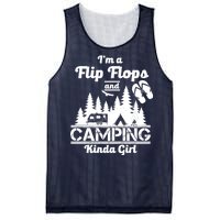 Flip Flops and Camping Kinda Girl Mesh Reversible Basketball Jersey Tank