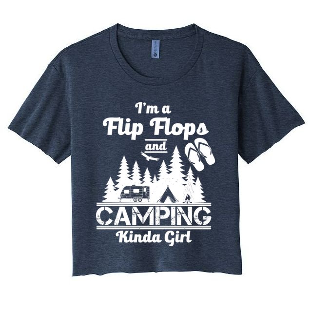 Flip Flops and Camping Kinda Girl Crop Top