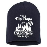 Flip Flops and Camping Kinda Girl Short Acrylic Beanie