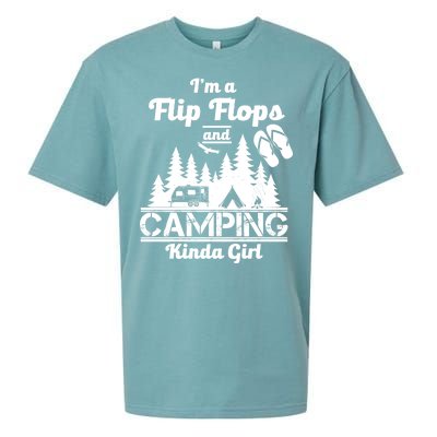 Flip Flops and Camping Kinda Girl Sueded Cloud Jersey T-Shirt