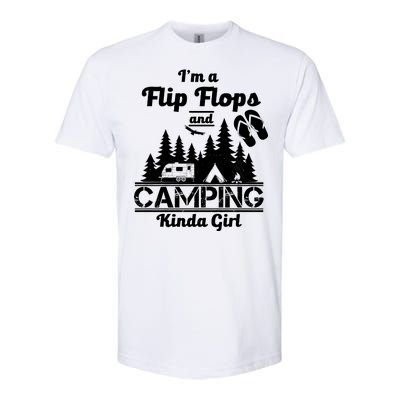 Flip Flops and Camping Kinda Girl Softstyle CVC T-Shirt