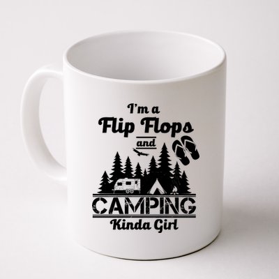 Flip Flops and Camping Kinda Girl Coffee Mug