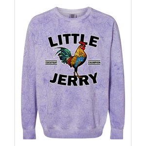 Funny Little Jerry Cockfight Champion 1 Colorblast Crewneck Sweatshirt