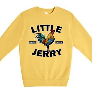 Funny Little Jerry Cockfight Champion 1 Premium Crewneck Sweatshirt