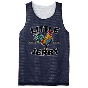 Funny Little Jerry Cockfight Champion 1 Mesh Reversible Basketball Jersey Tank