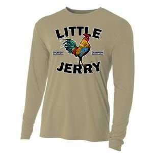 Funny Little Jerry Cockfight Champion 1 Cooling Performance Long Sleeve Crew