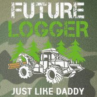 Future Logger Just Like Daddy Logger Legacy Tie Dye Trucker Hat