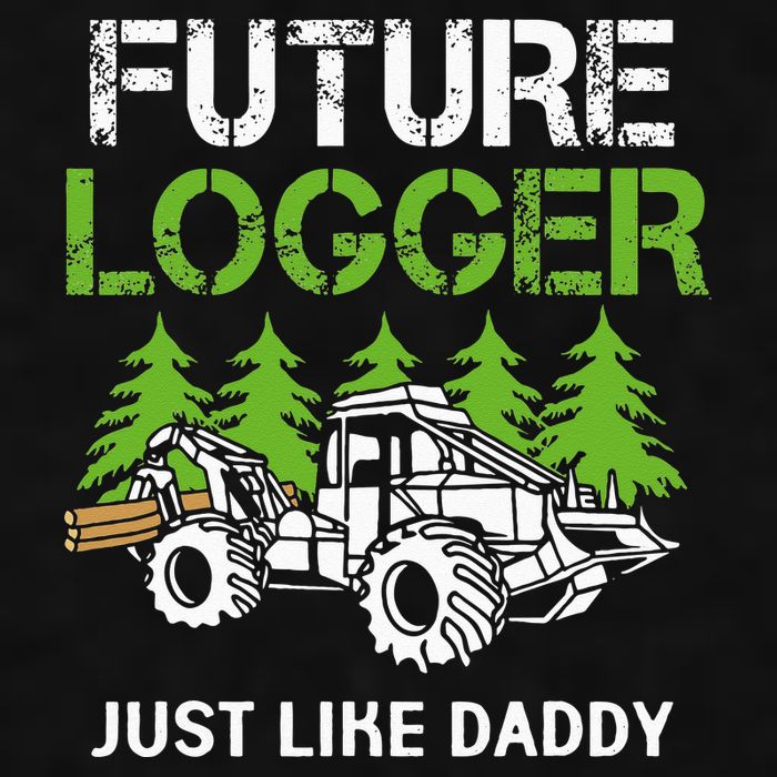 Future Logger Just Like Daddy Logger Ladies PosiCharge Tri-Blend Wicking Tank