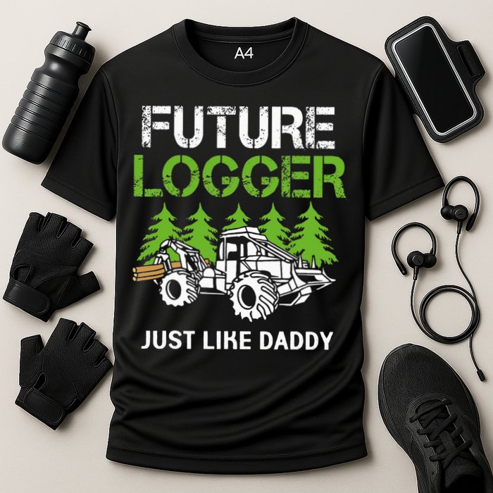 Future Logger Just Like Daddy Logger Performance Shirt