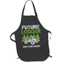 Future Logger Just Like Daddy Logger Apron