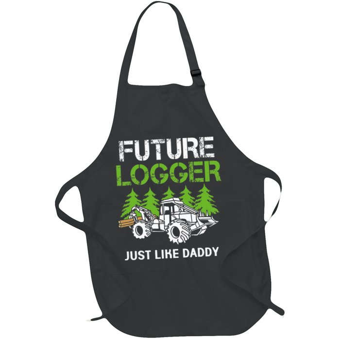 Future Logger Just Like Daddy Logger Apron