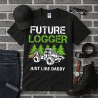 Future Logger Just Like Daddy Logger Tall T-Shirt