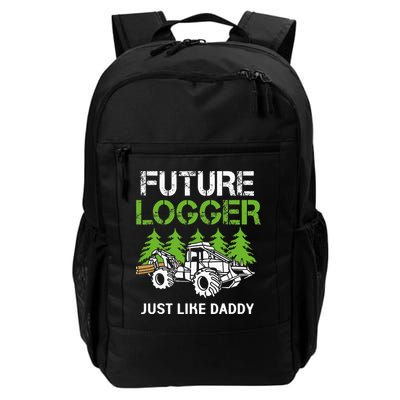 Future Logger Just Like Daddy Logger Daily Commute Backpack