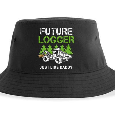 Future Logger Just Like Daddy Logger Sustainable Bucket Hat