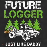 Future Logger Just Like Daddy Logger Beanie