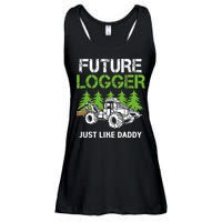Future Logger Just Like Daddy Logger Ladies Essential Flowy Tank