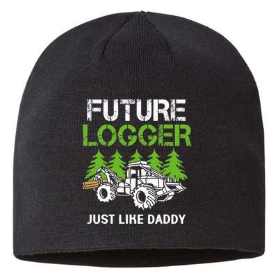 Future Logger Just Like Daddy Logger Sustainable Beanie